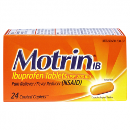 Motrin Ibuprofen 24 Caplets 200mg